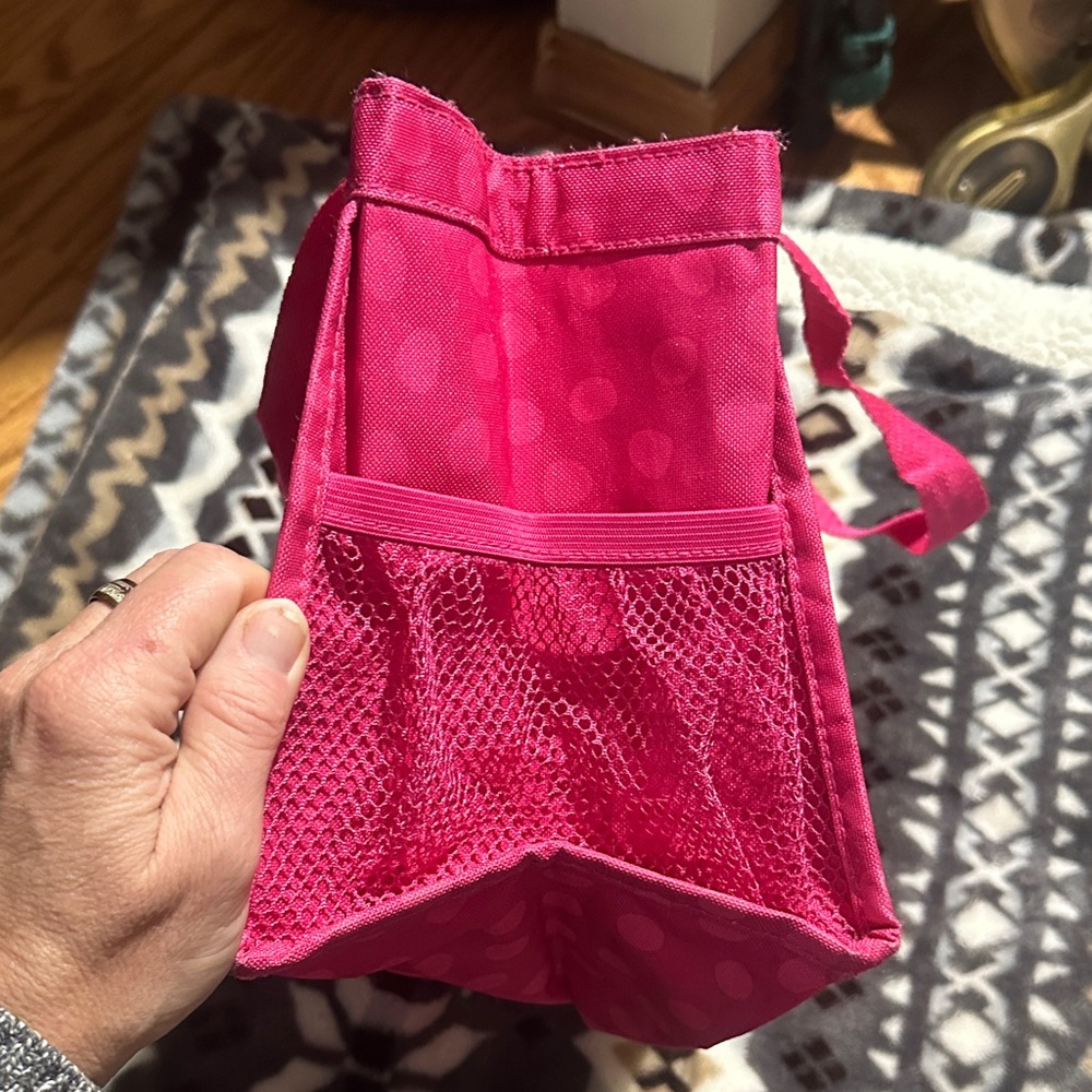 Thirty-One Pink Polka Dot Tote - Picture 7 of 9